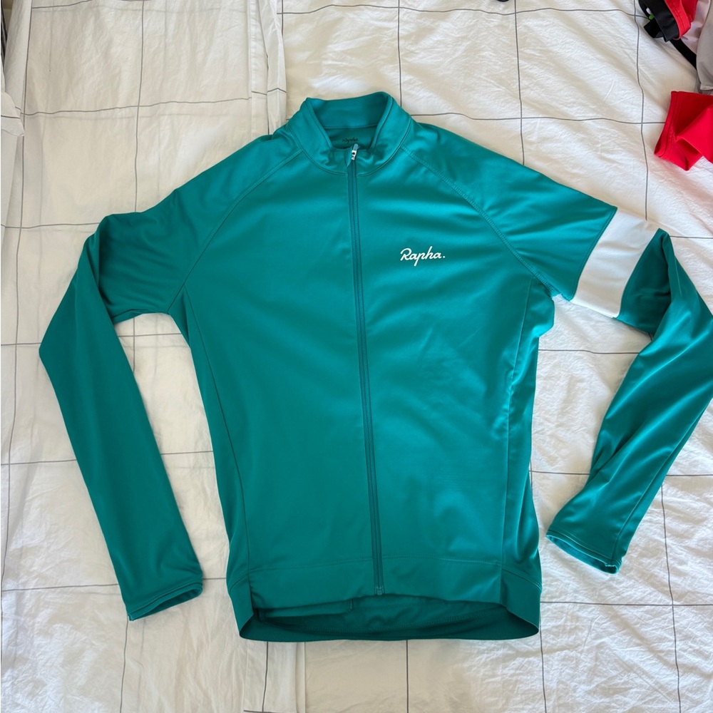 Rapha Core Long Sleeve Turquoise Jersey